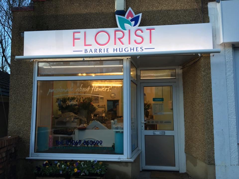 Barrie Hughes Florist shop front