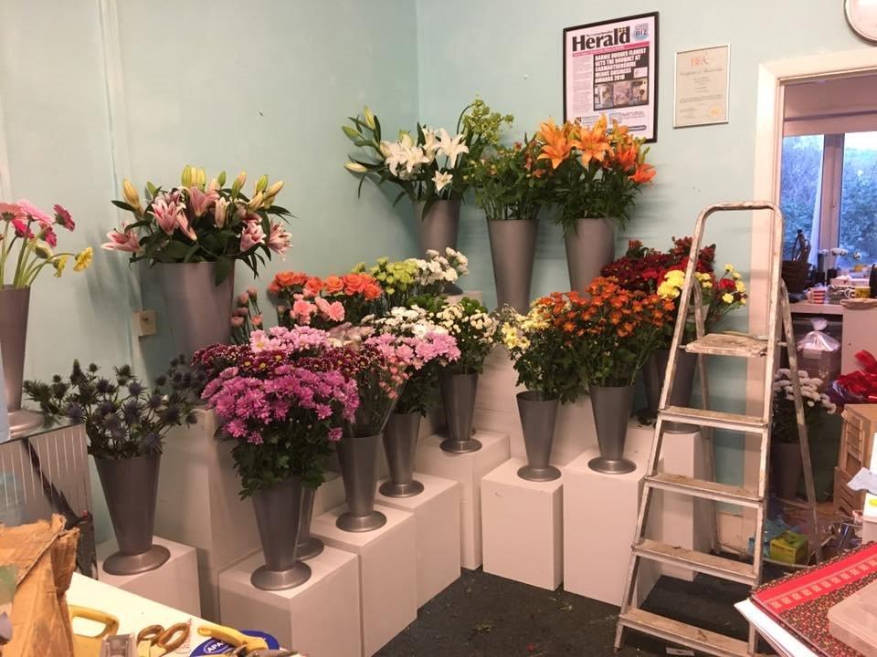 Barrie Hughes Florist shop interior